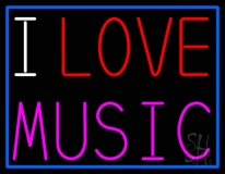 I Love Music Neon Sign