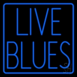 Live Blues Border Neon Sign