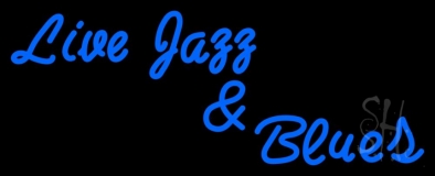 Live Jazz And Blues Neon Sign