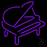 Purple Piano Neon Sign