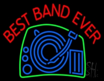Red Best Band Ever Neon Sign