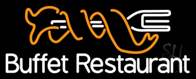 Buffet Restaurant Neon Sign
