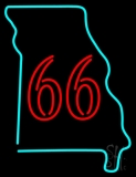 66 Route Neon Sign