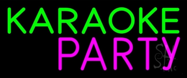 Karaoke Party Neon Sign