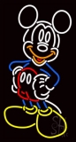 Mickey Mouse Smiling Neon Sign