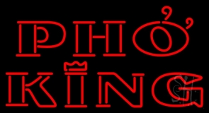 Pho King Viatnamese Restaurant Neon Sign