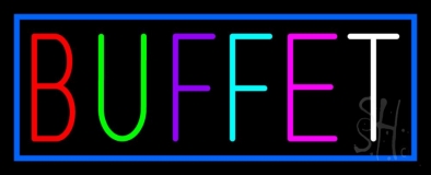 Multicolored Buffet Neon Sign