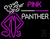 Pink Panther Standing Neon Sign