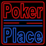 Poker Place Neon Sign
