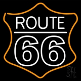 Route 66 Block Neon Sign