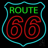 Route Double Stroke 66 Neon Sign