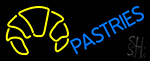Blue Pastries Logo Neon Sign