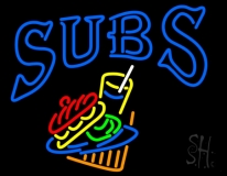 Blue Subs Neon Sign