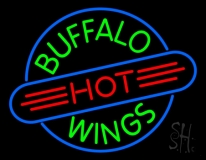 Buffalo Hot Wings Neon Sign