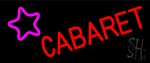 Cabaret Star Logo Neon Sign