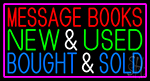 Custom Books New And Used Bought And Sold Neon Sign