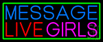 Custom Live Girls Neon Sign