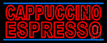 Double Stroke Cappuccino Espresso Neon Sign