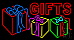 Double Stroke Red Gifts Neon Sign