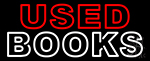 Double Stroke Used Books Neon Sign