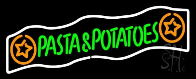 Pasta And Potatoes Neon Sign