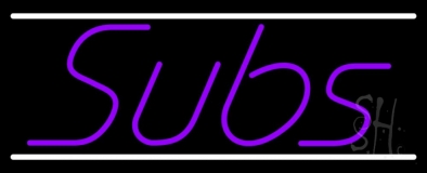 Purple Subs Neon Sign
