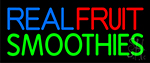 Real Fruit Smoothies Neon Sign