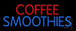 Red Coffee Smoothies Neon Sign