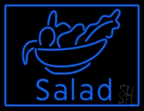 Blue Salad Logo Neon Sign