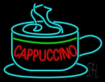 Cappuccino Inside Cup Neon Sign
