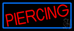Red Piercing Neon Sign