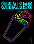 Shakes With Glass Neon Sign
