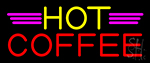 Yellow Hot Red Coffee Neon Sign