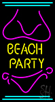 Beach Party 2 Neon Sign