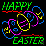 Happy Easter With Egg 1 Neon Sign