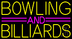 Bowling And Billiards 1 Neon Sign