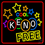 Cool Keno Free 1 Neon Sign