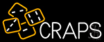 Craps With Hand Logo 1 Neon Sign