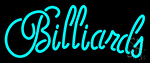 Cursive Letter Billiards 2 Neon Sign