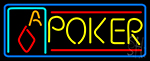 Double Storke Poker 5 Neon Sign
