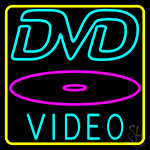 Dvd Video Dics 3 Neon Sign