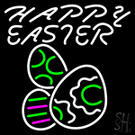 Happy Easter Egg 4 Neon Sign