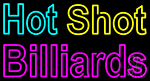 Hot Shot Billiards 1 Neon Sign