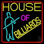 House Of Billiards 1 Neon Sign