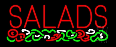 Red Salads Neon Sign