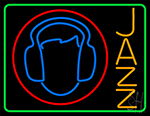 Jazz With Smiley 2 Neon Sign