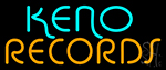 Keno Records 21 4 Neon Sign