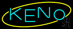 Keno With Oval 1 Neon Sign