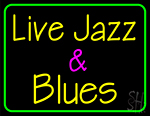 Live Jazz And Blues 1 Neon Sign