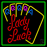 Lucky Poker 2 Neon Sign
